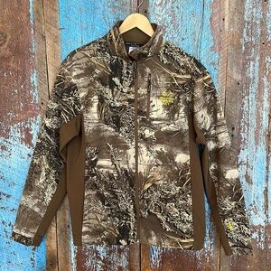 RealTree Max-1 XT Camo Scent Control Full Zip Hunting Jacket Mens M (38-40)